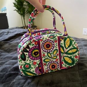 Vera Bradley Small Three Pocket Makeup Bag
